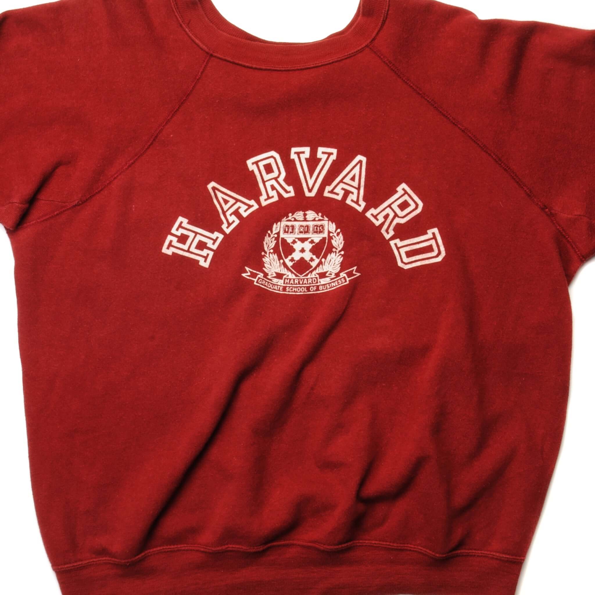 Vintage Champion Harvard Sweatshirt 1970s - Large Size, Made in USA - Retro College Style for Casual Wear & Street Fashion