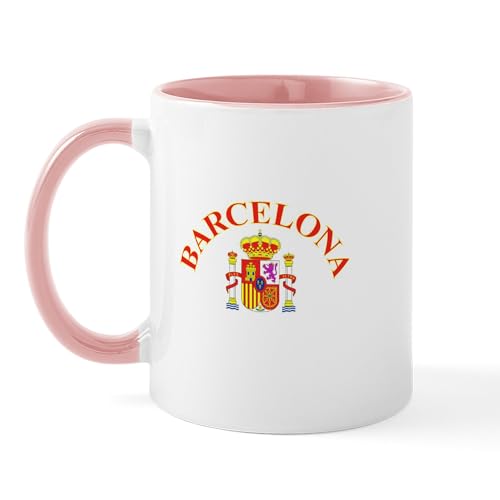 White/Pink Inside - Barcelona, Spain Mug
