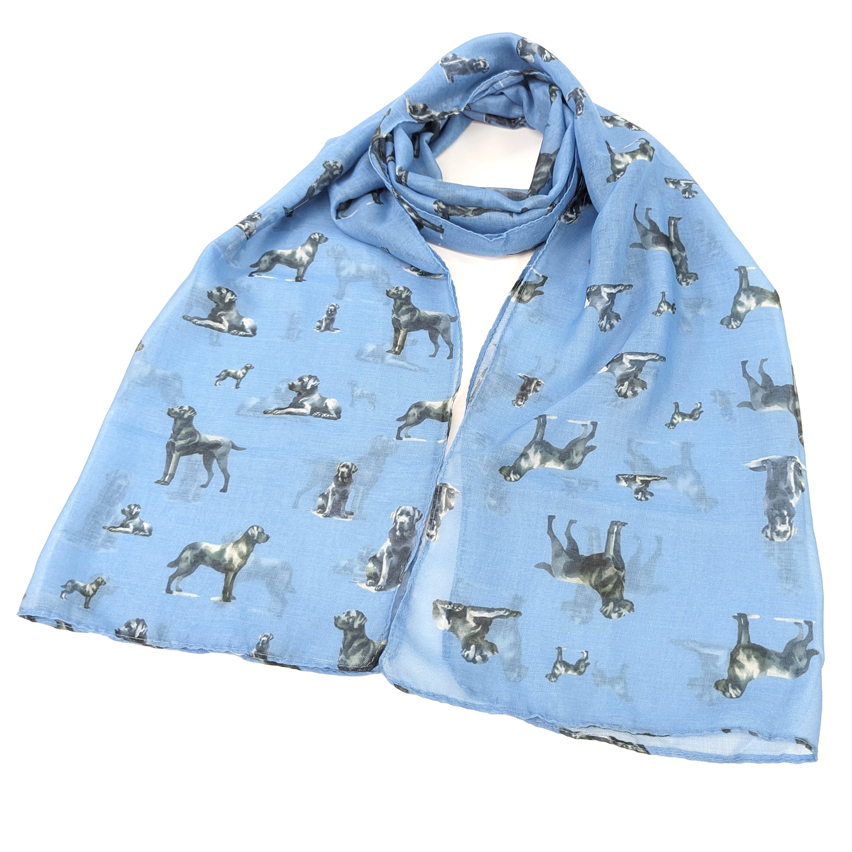 Stylish Denim Dog Scarf (50x180cm) - Fashionable Pet Accessory for Small & Medium Dogs - Perfect for Outdoor Walks & Photo Shoots