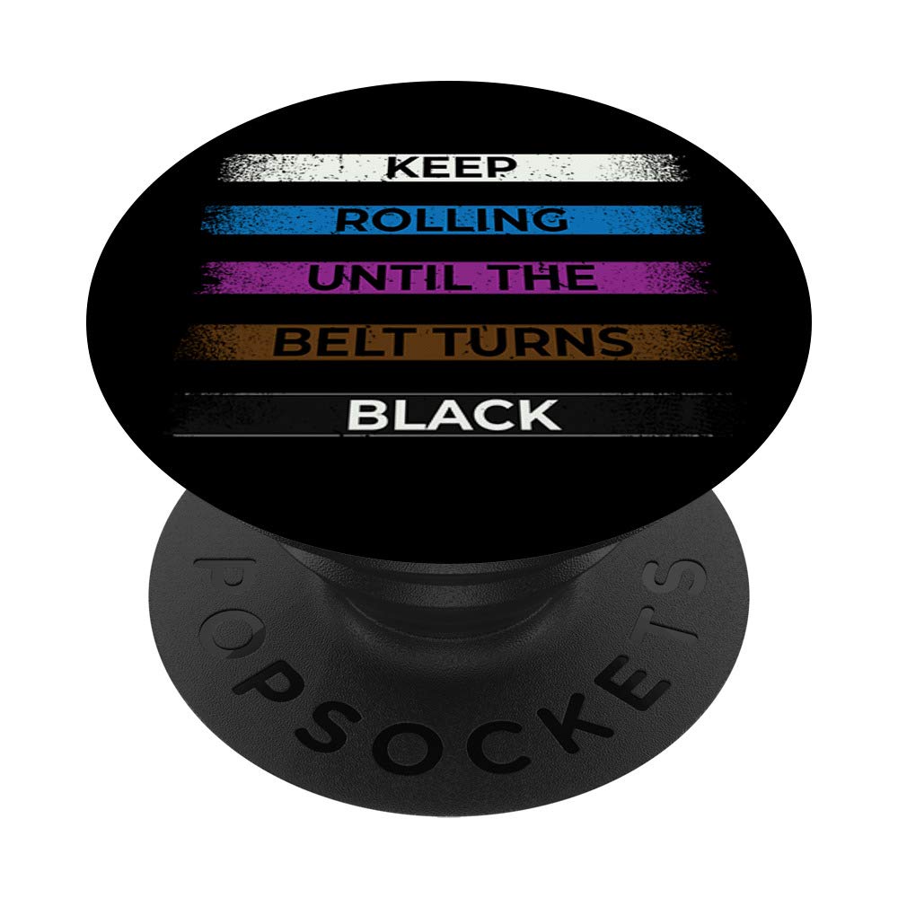BJJ Grappler Belt Rank PopSockets PopGrip - Swappable Phone & Tablet Grip for Brazilian Jiu-Jitsu Training, Martial Arts, and Everyday Use