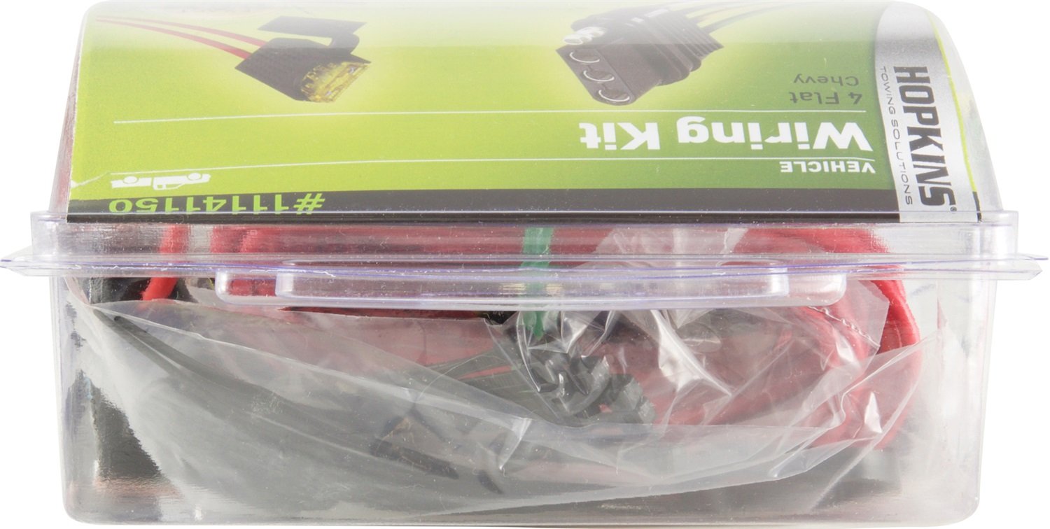 Hopkins 41150 7-Way RV Blade Trailer Wiring Kit - Heavy Duty Towing Harness for Safe and Reliable Electrical Connection - Perfect for Trailers, Campers, and Towing Vehicles