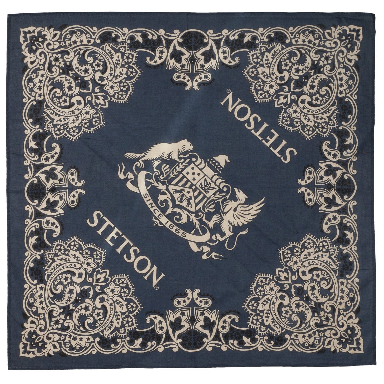 Stetson Paisley Bandana - Stylish Cotton Bandana for Men & Women - Perfect for Outdoor Activities, Fashion Accessories, and Western Style Outfits