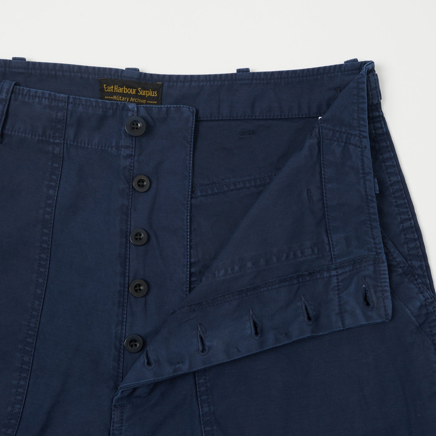 East Harbour Surplus Texas Fatigue Pants - Navy Blue Military Work Trousers for Outdoor Work, Hiking & Tactical Use