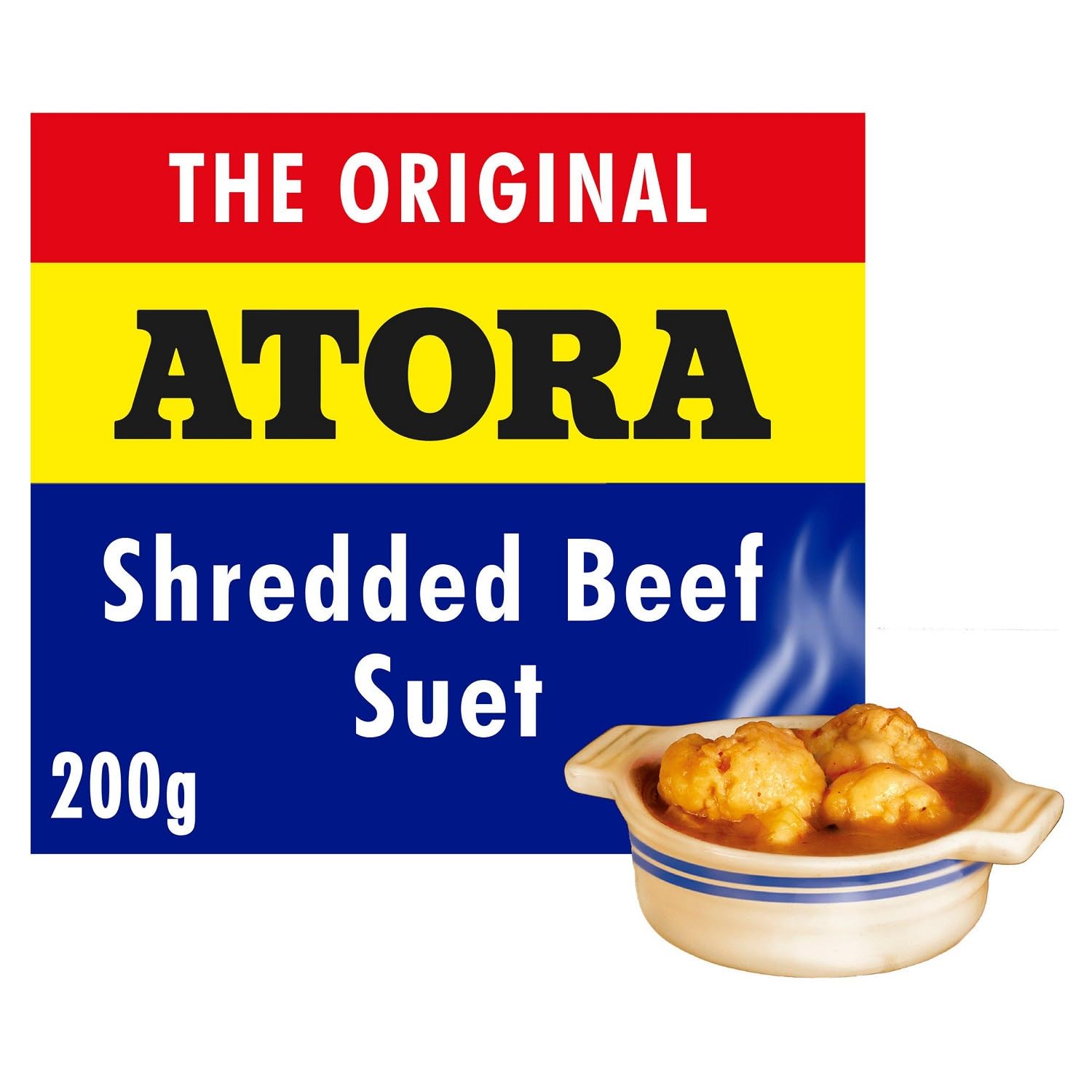 Atora Shredded Beef Suet 200g - Premium Cooking Fat for Pies, Pastries & Traditional British Recipes - Perfect for Baking, Frying & Dumplings