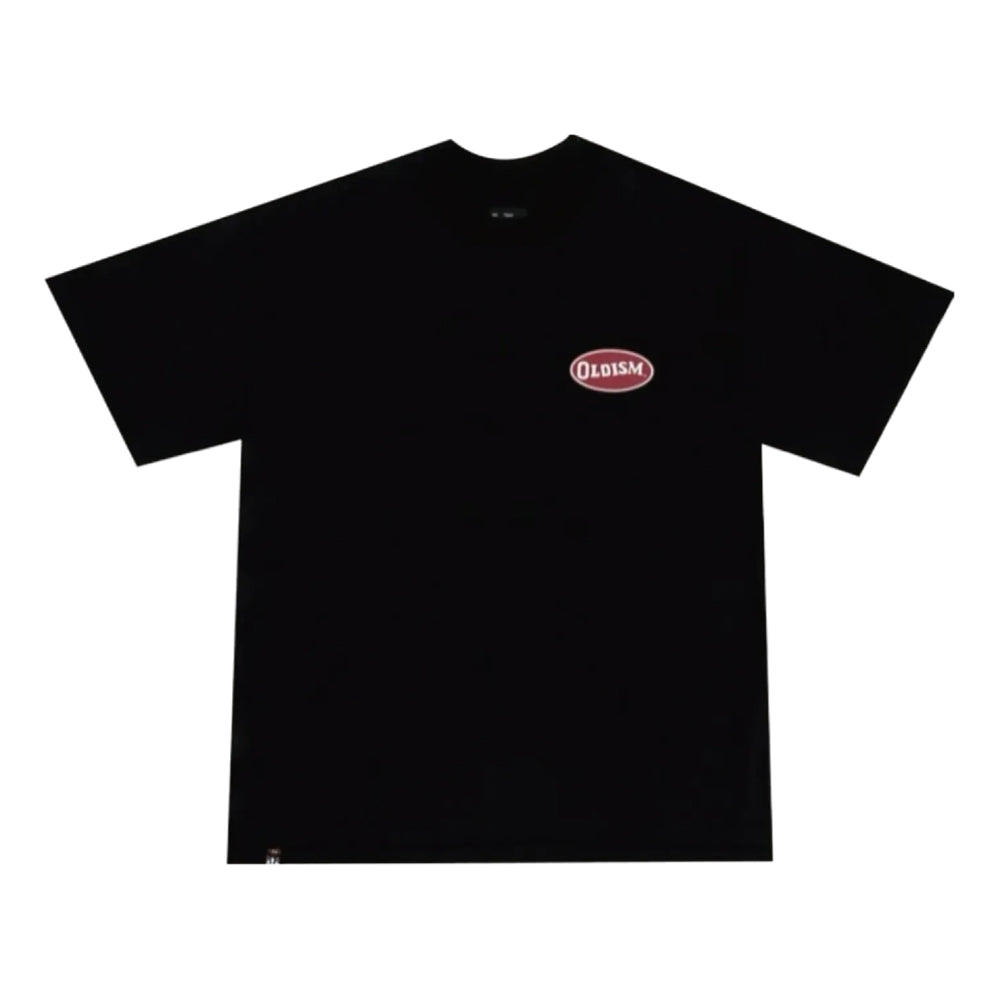 OLDISM OLD/SM Enterprise Black T-Shirt - Premium Cotton Crewneck Tee for Men & Women - Casual Wear, Street Style & Everyday Comfort