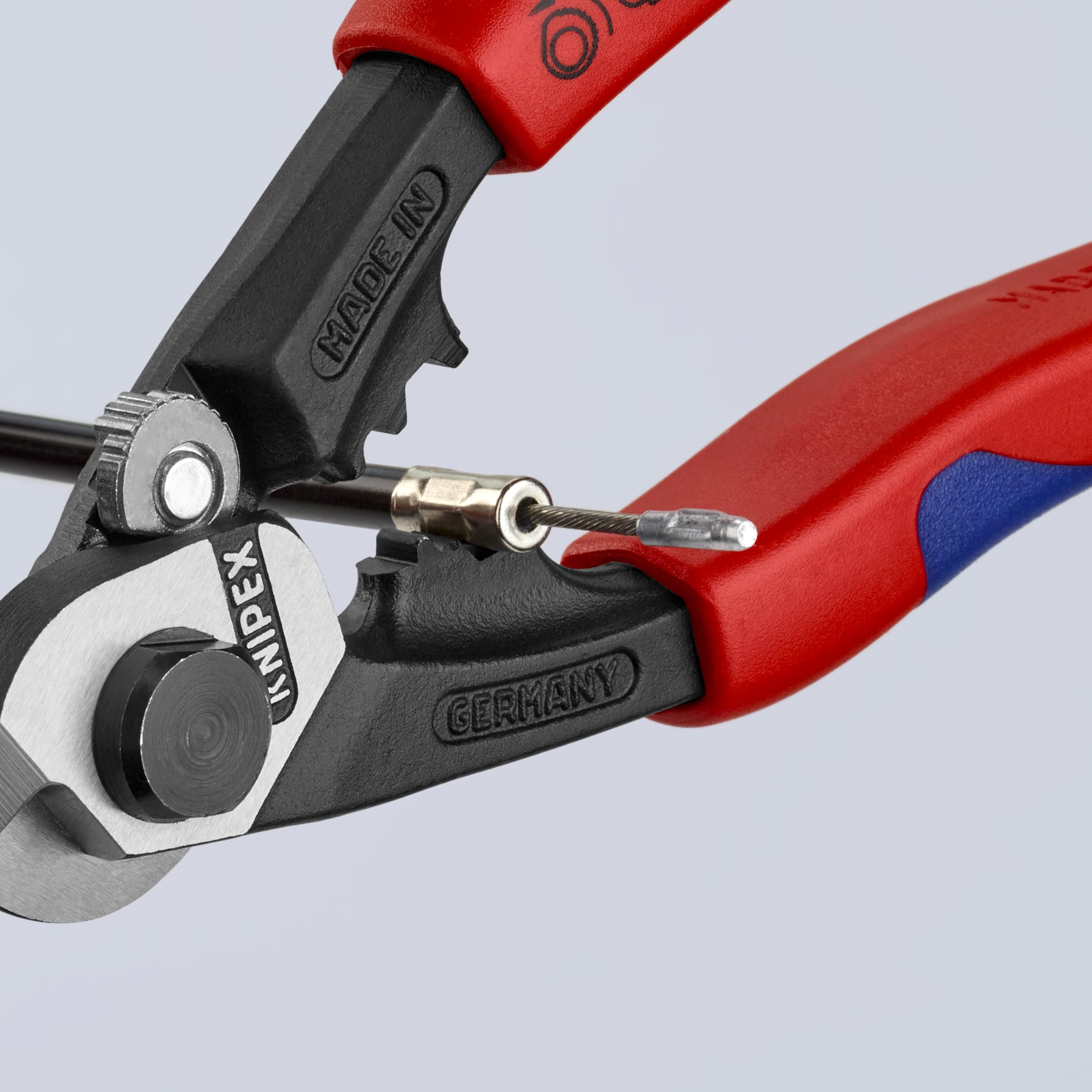 KNIPEX Premium Wire Rope Cutters - Heavy Duty Cable Shears for Industrial & DIY Use - Perfect for Construction, Marine, and Automotive Applications