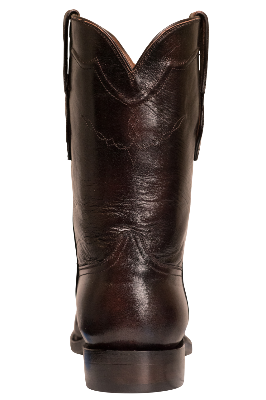 Black Jack Brush Off Goat Roper Boots - Premium Brown Cowboy Boots for Men | Western Riding, Country Fashion & Outdoor Work