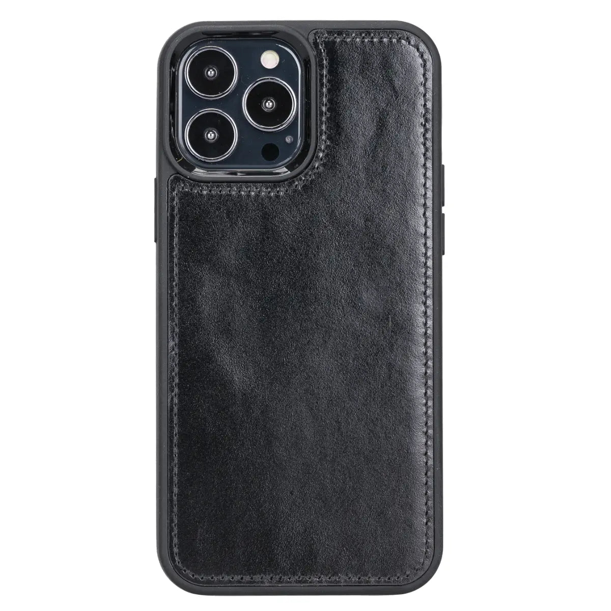 Premium Black Leather RFID Blocking Wallet Case for iPhone 13 Pro Max - Slim Protective Cover with Card Slots for Credit Cards & ID (Perfect for Travel, Business & Everyday Use)