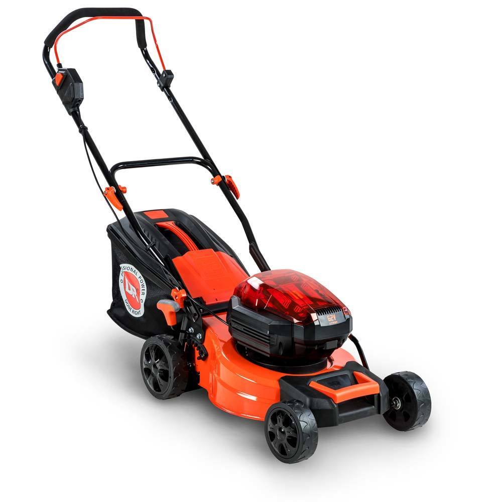 DR PRO-16 CE73016XEN0 62V Cordless Electric Lawn Mower with Battery - Lightweight, Quiet & Powerful for Small to Medium Yards | Perfect for Residential Lawn Care, Backyard Maintenance & Eco-Friendly Mowing