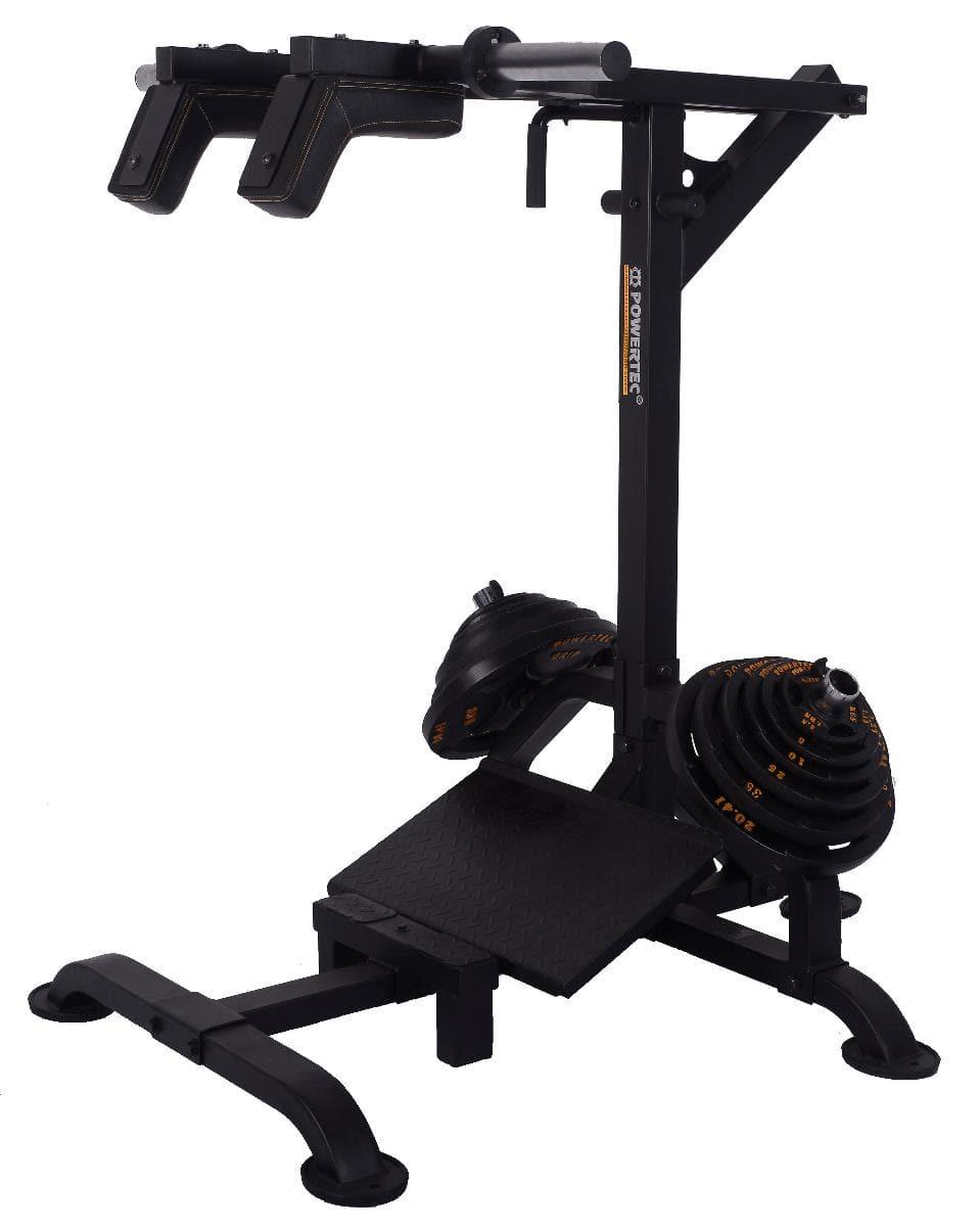 Powertec LeverGym Squat & Calf Machine - Heavy Duty Home Gym Equipment for Leg Workouts & Strength Training | Perfect for Home Fitness, Garage Gyms & Personal Training Studios