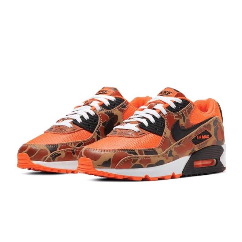Nike Air Max 90 Sneakers - Duck Camo Orange Colorway - Men's/Women's Running Shoes for Jogging, Gym & Streetwear Fashion
