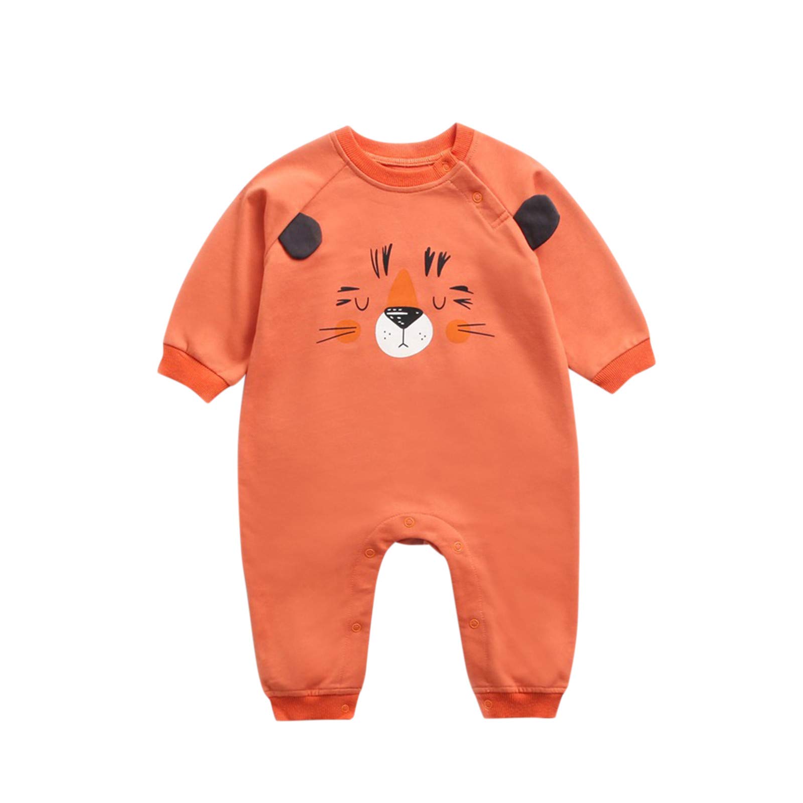 **Adorable Cartoon Animal Print Romper Jumpsuit for Newborn Baby Girls & Boys – Soft & Comfortable Toddler Clothes for Playtime & Photo Shoots**
