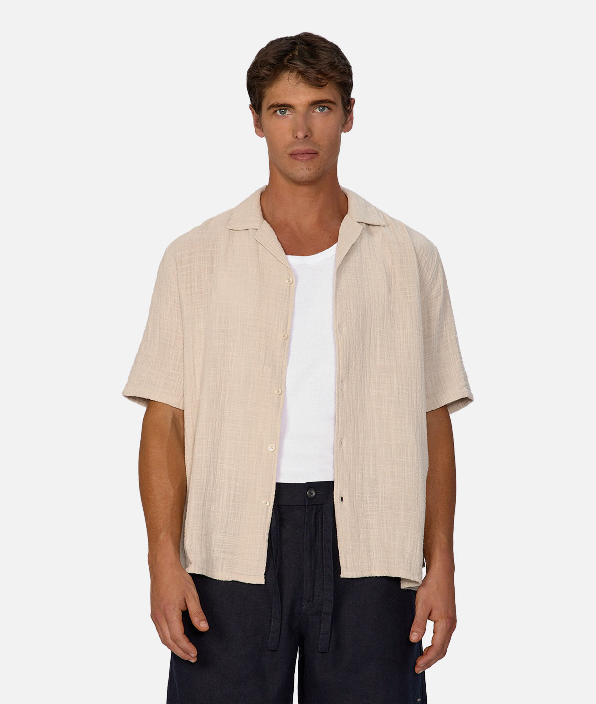 Seguro Short Sleeve Shirt - Soft & Breathable Cotton for Men - Perfect for Casual Wear, Outdoor Activities & Summer Fashion