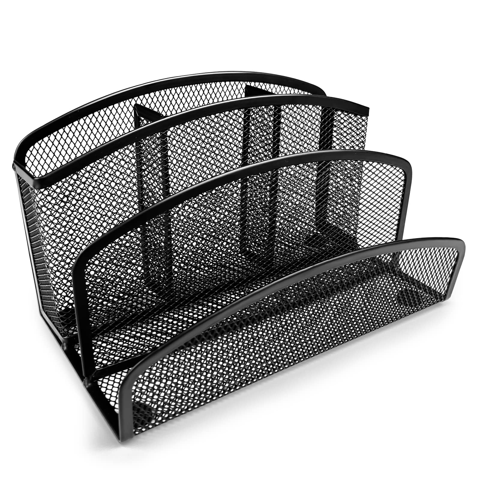 Paper Master Mesh Desk Organizer - Multi-Functional Pen Holder & Mail Sorter for Office, Home, School | Perfect for Organizing Stationery, Letters, and Office Supplies on Your Desk