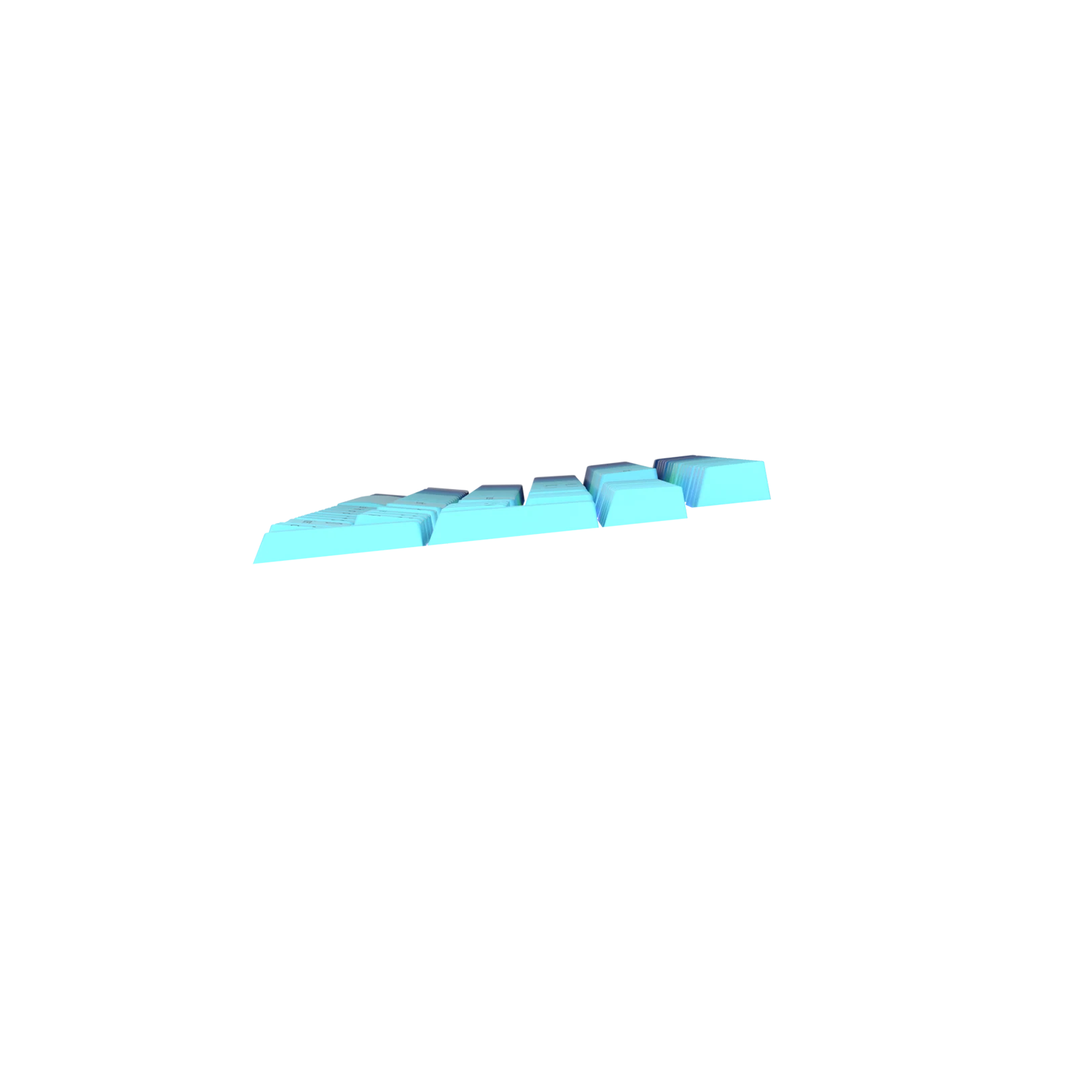 Custom Ocean Themed Keycaps for Mechanical Keyboards - Perfect for Gaming, Typing & Office Work