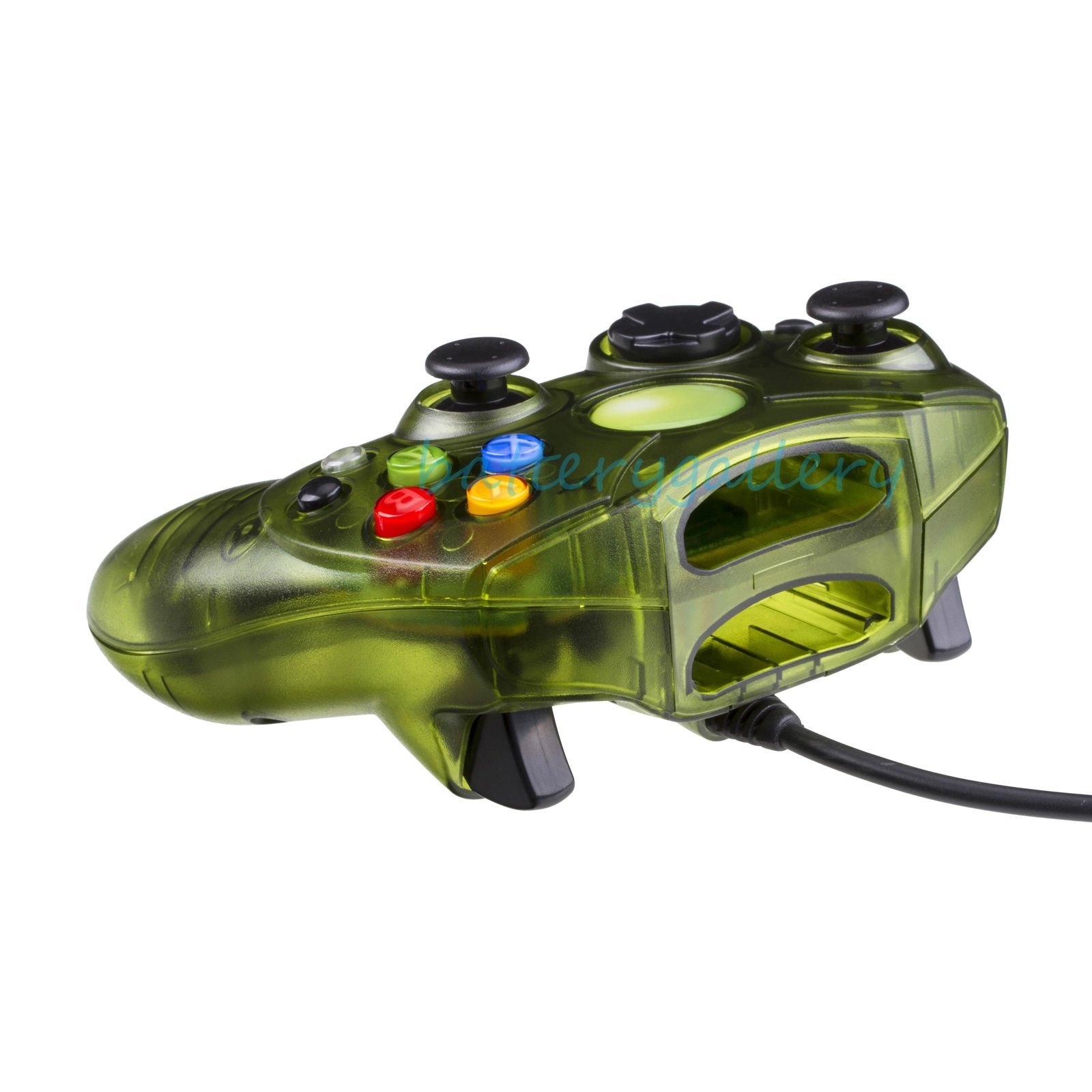 Original Microsoft Xbox Controller - 2-Pack Green Gamepad for Xbox System | Compatible with Xbox Original & Classic Games | Perfect for Multiplayer Gaming & Retro Console Enthusiasts