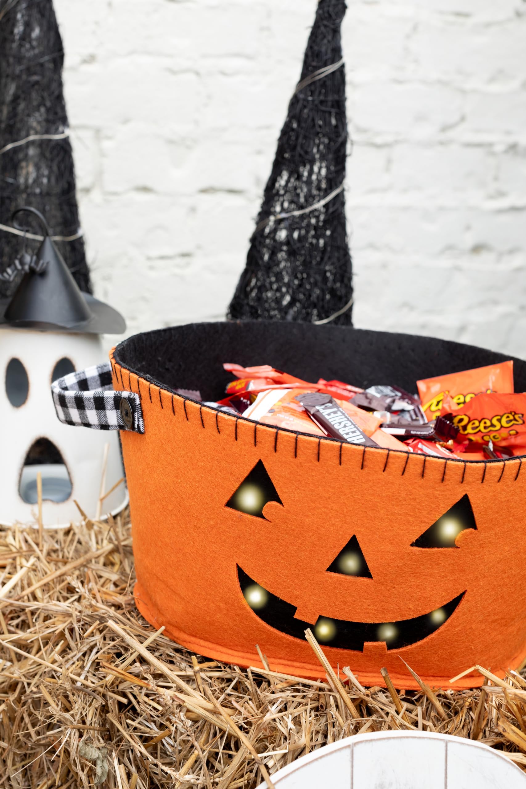 Reversible Felt Bucket for Kids - Mud Pie Play & Storage