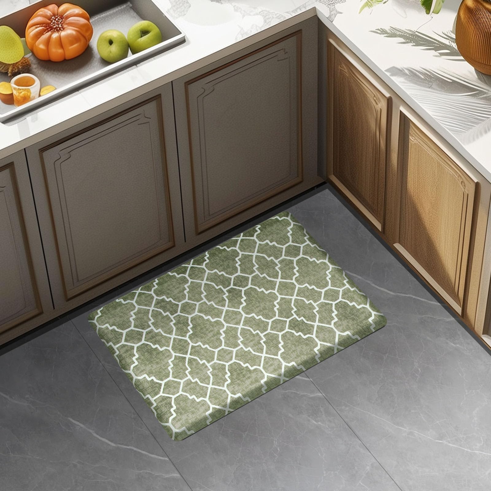 FRESHMINT Trellis Kitchen Mat - 0.47
