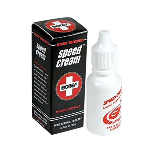 Bones Swiss Speed Cream Lubricant for Skateboard Bearings - High Performance Skateboard Lubricant Oil - Perfect for Longboard, Cruiser & Street Skateboarding