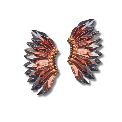 Rosegold Silver Wings