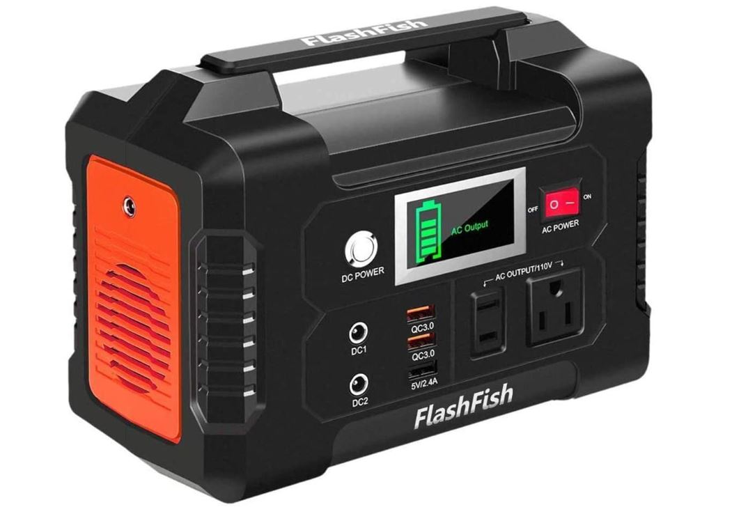 FlashFish 40800mAh Portable Power Bank for Telescopes - High Capacity Rechargeable Battery for Camping, Stargazing & Outdoor Adventures
