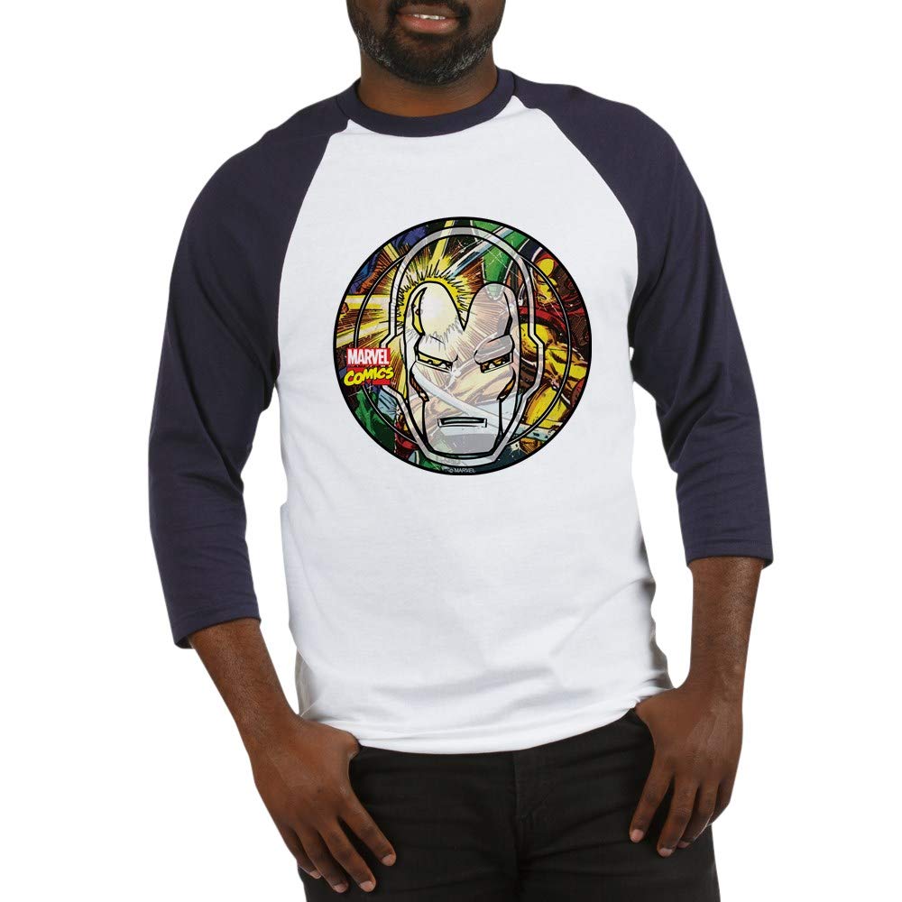 Iron Man Icon Baseball Jersey - Marvel Avengers Fan Apparel for Men & Women - Perfect for Game Day, Cosplay & Superhero Themed Parties