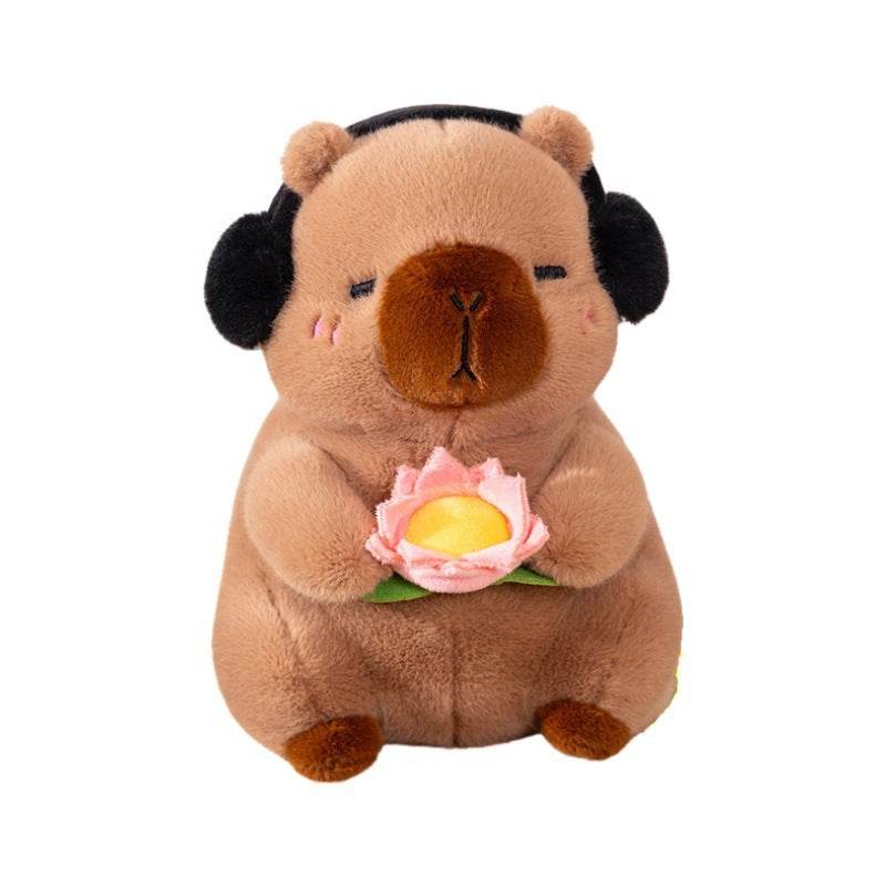 CalmCapy: Soft & Cuddly Capybara Plush Toy for Stress Relief & Anxiety - Perfect for Kids, Adults & Home Decor