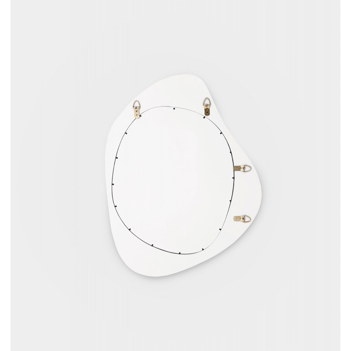 Aura Mirror (50 x 65cm) - Elegant Wall Decor for Living Room, Bedroom & Office | Feng Shui Home Accessories | Perfect for Meditation Spaces & Yoga Studios
