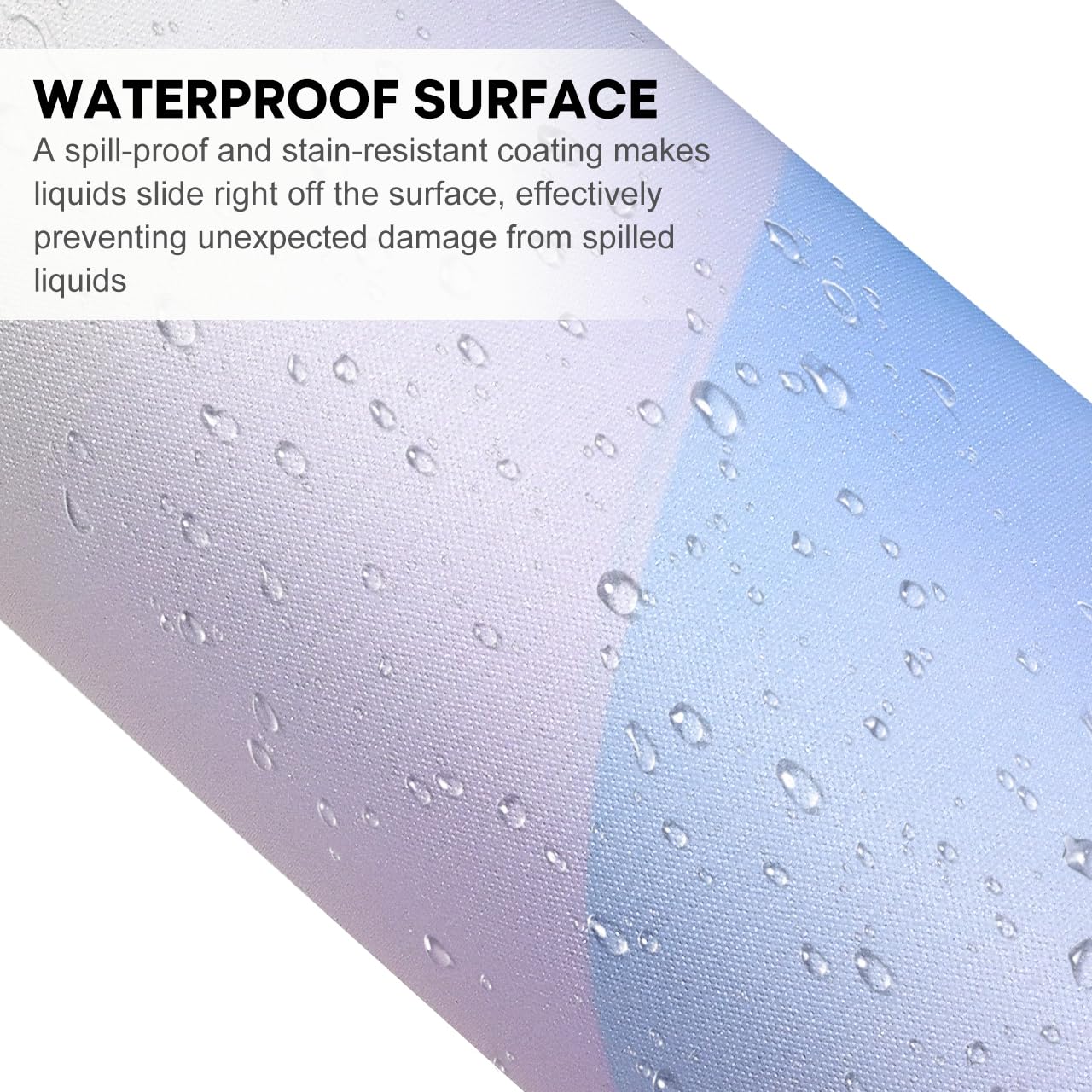 JIKIOU Large Cloud Mouse Pad Set - Waterproof Ergonomic Desk Wrist Support for Keyboard & Mouse (35.4x15.7in) with Rainbow Design | Perfect for Office, Gaming & Home Computer Workstations