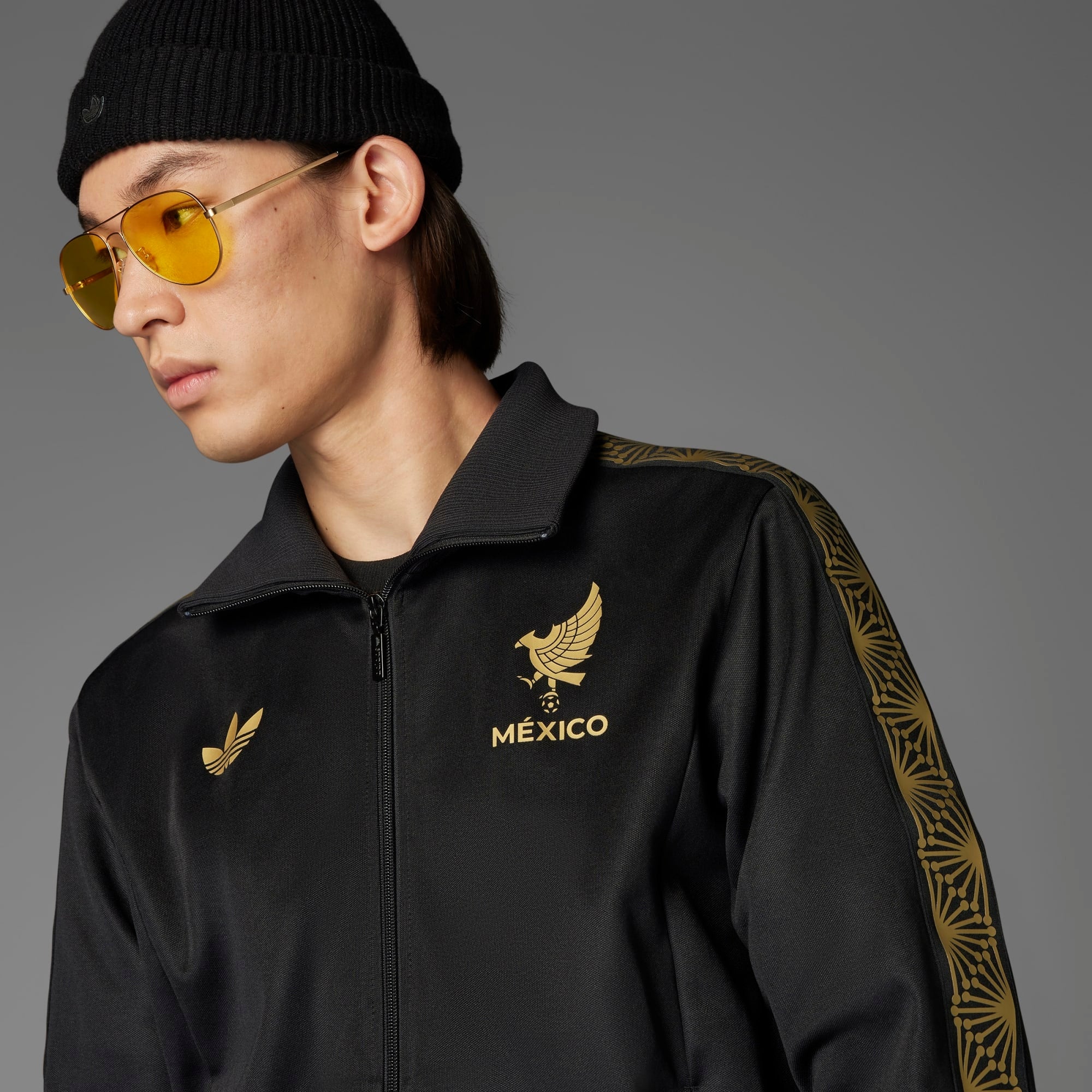 adidas Mexico 2025 Gold Top Soccer Jersey - Authentic Football Shirt for Men - Perfect for Matches, Training & Fan Wear
