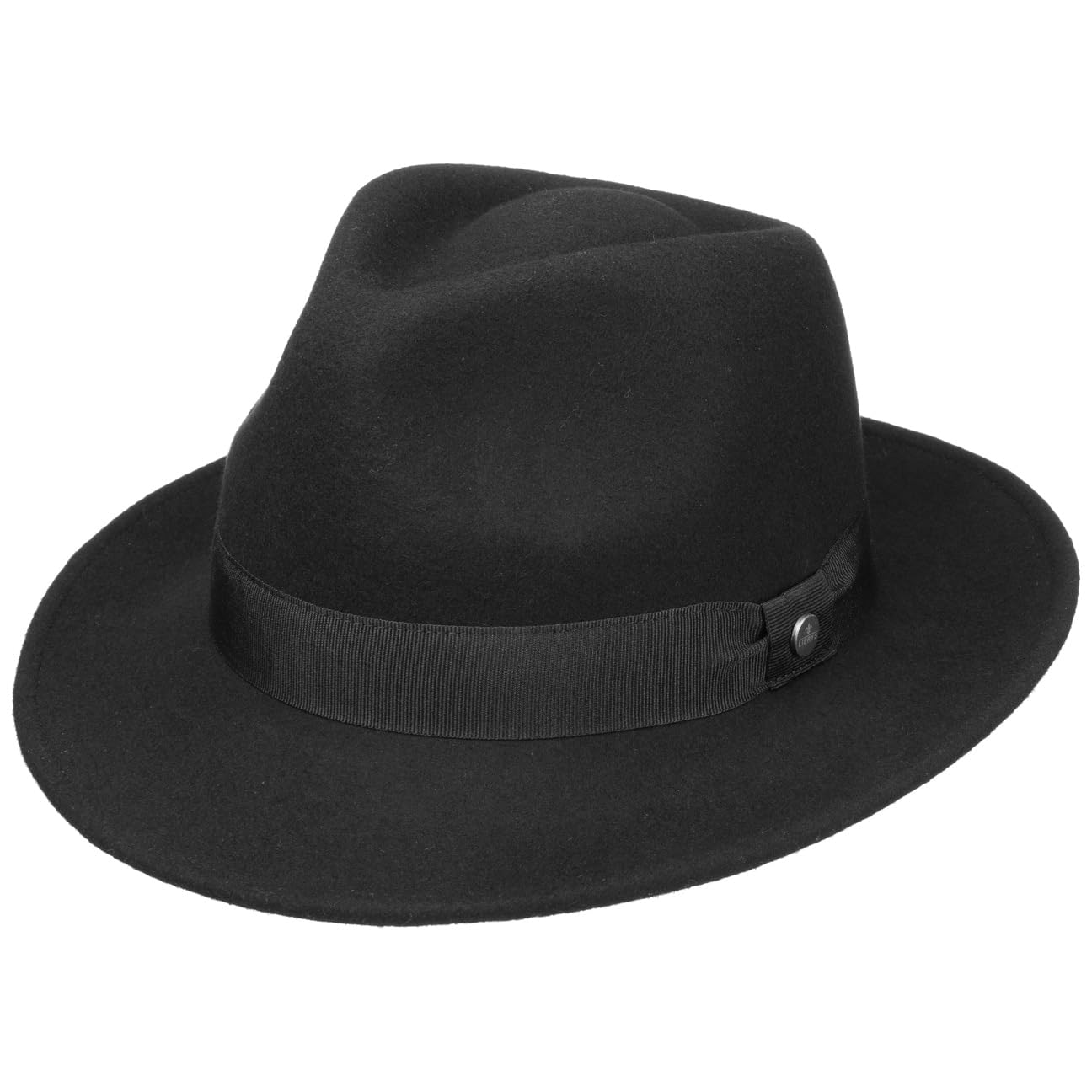 Lierys Godfather Hat for Women & Men - Classic Gangster Style Fedora Hat for Cosplay, Halloween, and Vintage Fashion