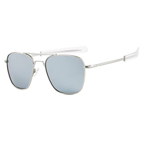 041 Silver Frame/Silver Mirror Lens