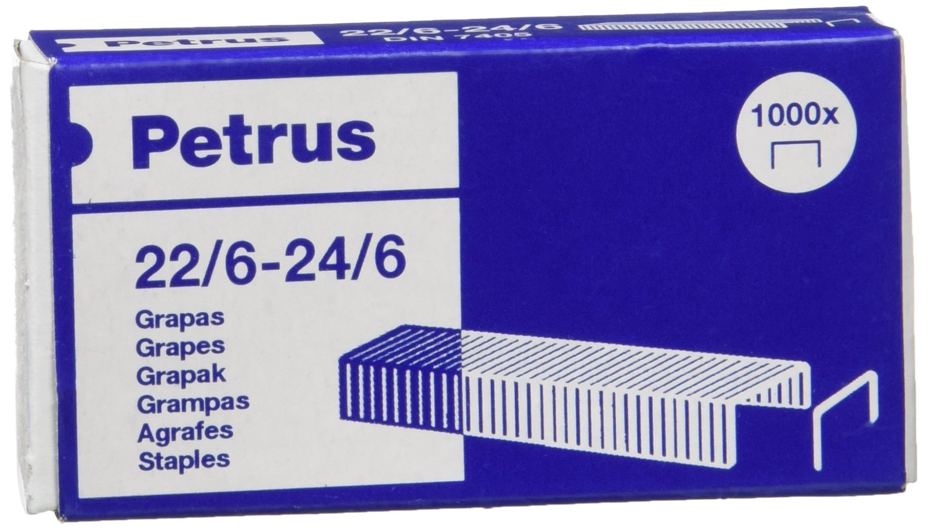 1000-Pack 22/6 Heavy Duty Staples for Office, Home & School Use - Compatible with Most Standard Staplers
