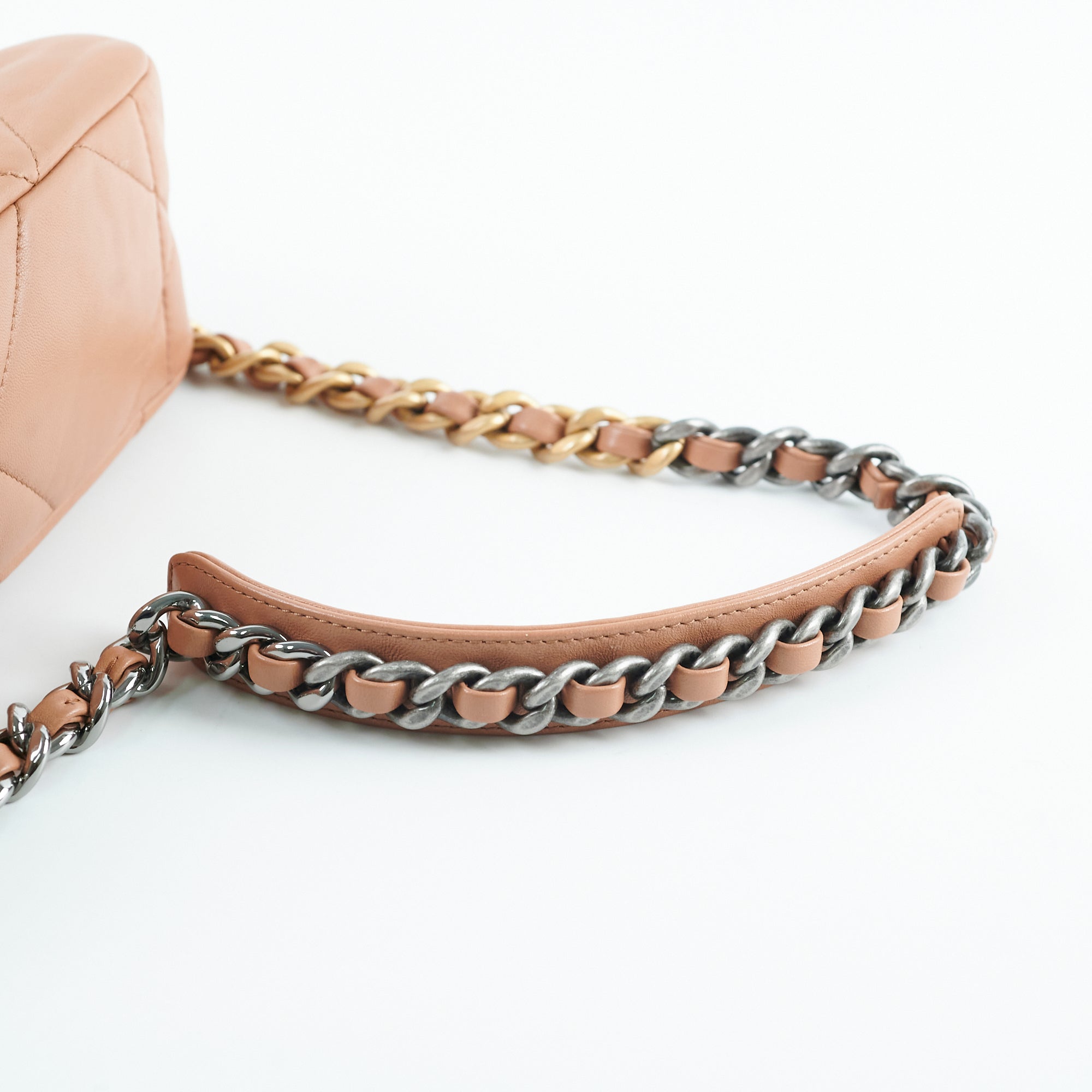 Chanel 19 Small Handbag in Caramel Brown with Microchip - Luxury Designer Crossbody Bag for Women, Perfect for Date Night & Special Occasions