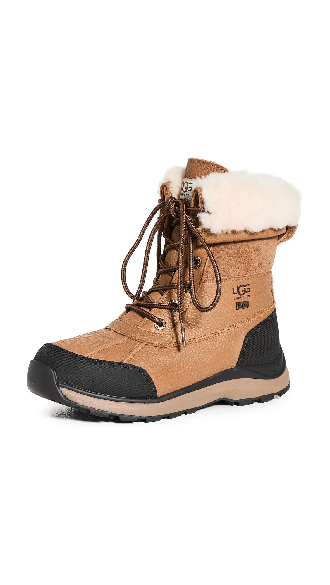 UGG Women's Adirondack Boot III - Waterproof Winter Snow Boots for Women, Warm Shearling Lined Cold Weather Boots | Perfect for Snowy Days, Hiking & Outdoor Adventures