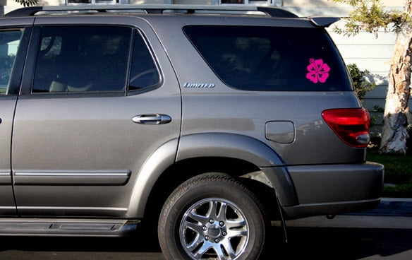 815 Hibiscus Love Sticker - 2.5 x 2.5 Inch Waterproof Vinyl Decal - Perfect for Laptops, Water Bottles, and DIY Crafts
