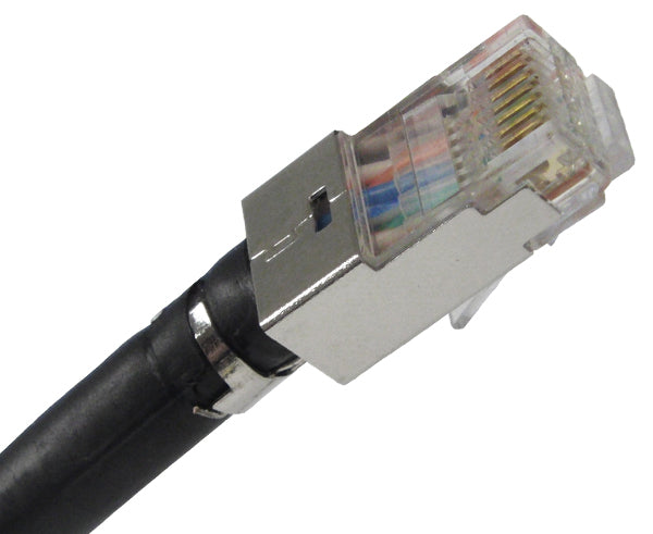 Premium CAT6A/CAT7 Shielded RJ45 Ethernet Connector - Under 8mm OD for High-Speed Networking, Gaming & Data Centers