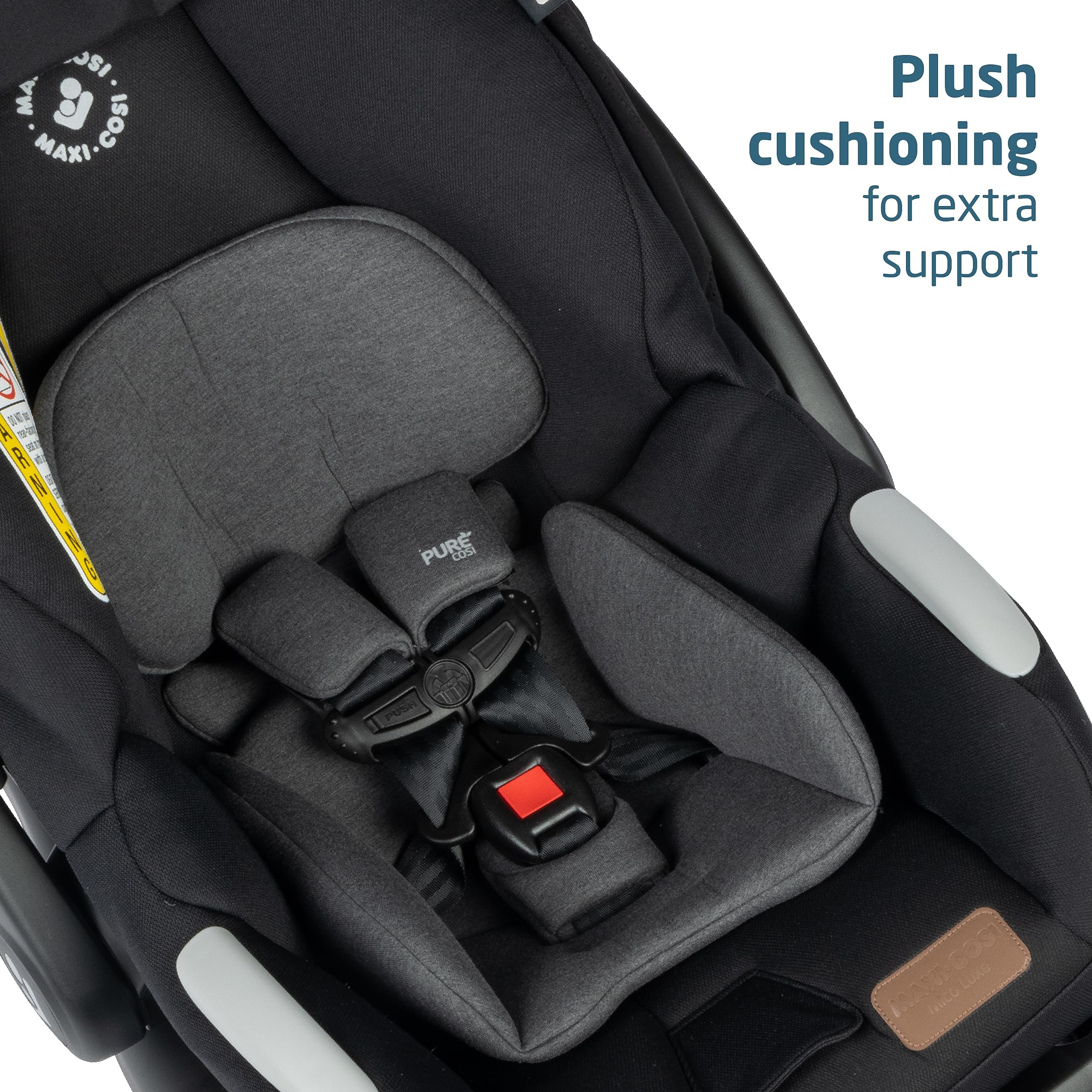 Zelia™ Luxe Modular Baby Travel System - Infant Car Seat & Stroller Combo in New Hope Black | Safe & Convenient for Newborns to Toddlers | Perfect for Shopping, Travel & Daily Walks