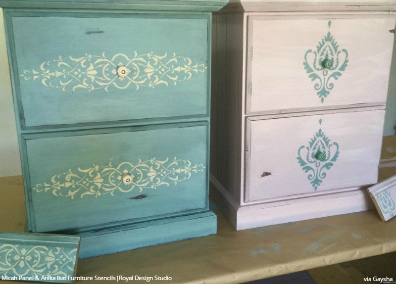 Micah Classic Panel & Furniture Stencil - DIY Woodworking Decorative Patterns for Cabinets, Walls, and Home Decor Projects | Perfect for Crafting, Upcycling, and Interior Design