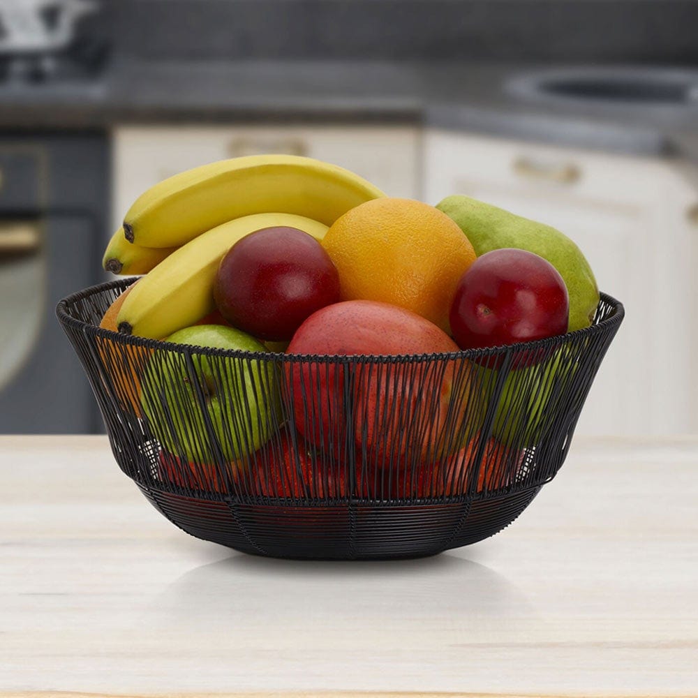 Premium Jaxon Fruit Basket - Elegant Woven Storage for Fresh Fruits, Vegetables & Home Decor - Perfect for Kitchen, Dining Table & Gift Giving