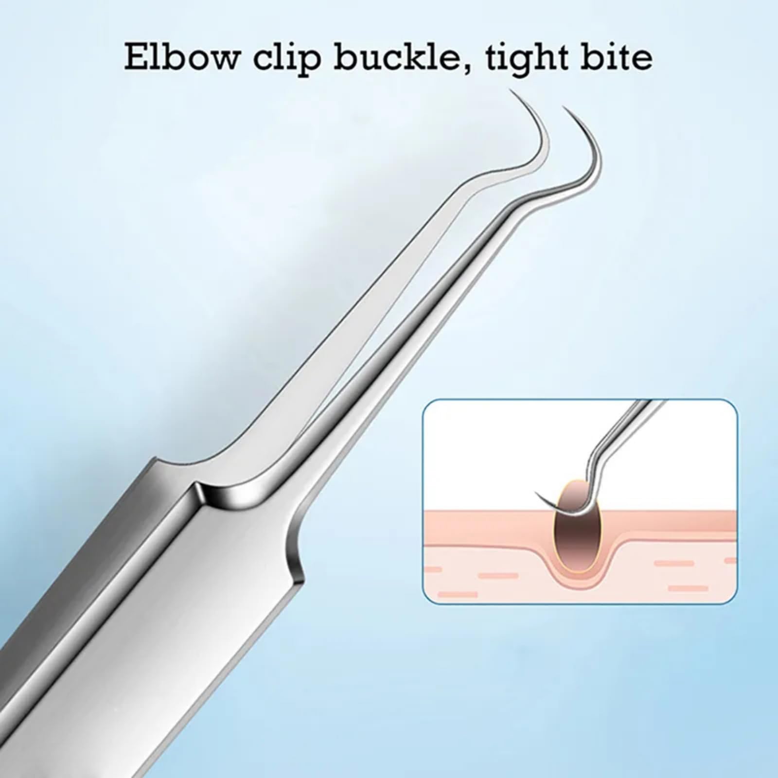 Professional Blackhead Remover Tweezers Set - Ultra Fine Stainless Steel Acne Tool for Deep Pore Cleaning, Blackhead & Whitehead Extraction (3 Pcs) - Perfect for Home Spa & Salon Facial Care