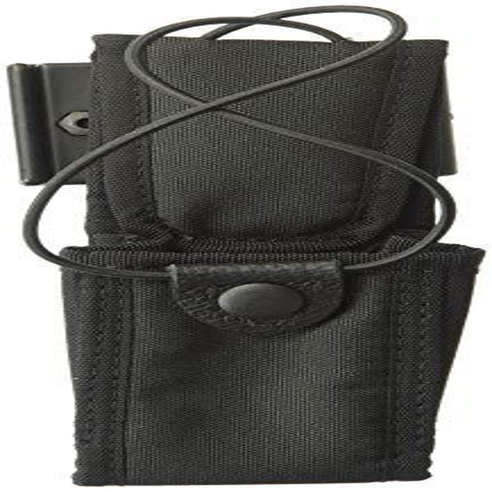 Uncle Mike's Kodra Laminated Swivel Belt Loop Duty Nylon Web Radio Case - Secure Holder for Walkie Talkies, Police Radios & Communication Devices - Perfect for Law Enforcement, Security Guards & Outdoor Adventures