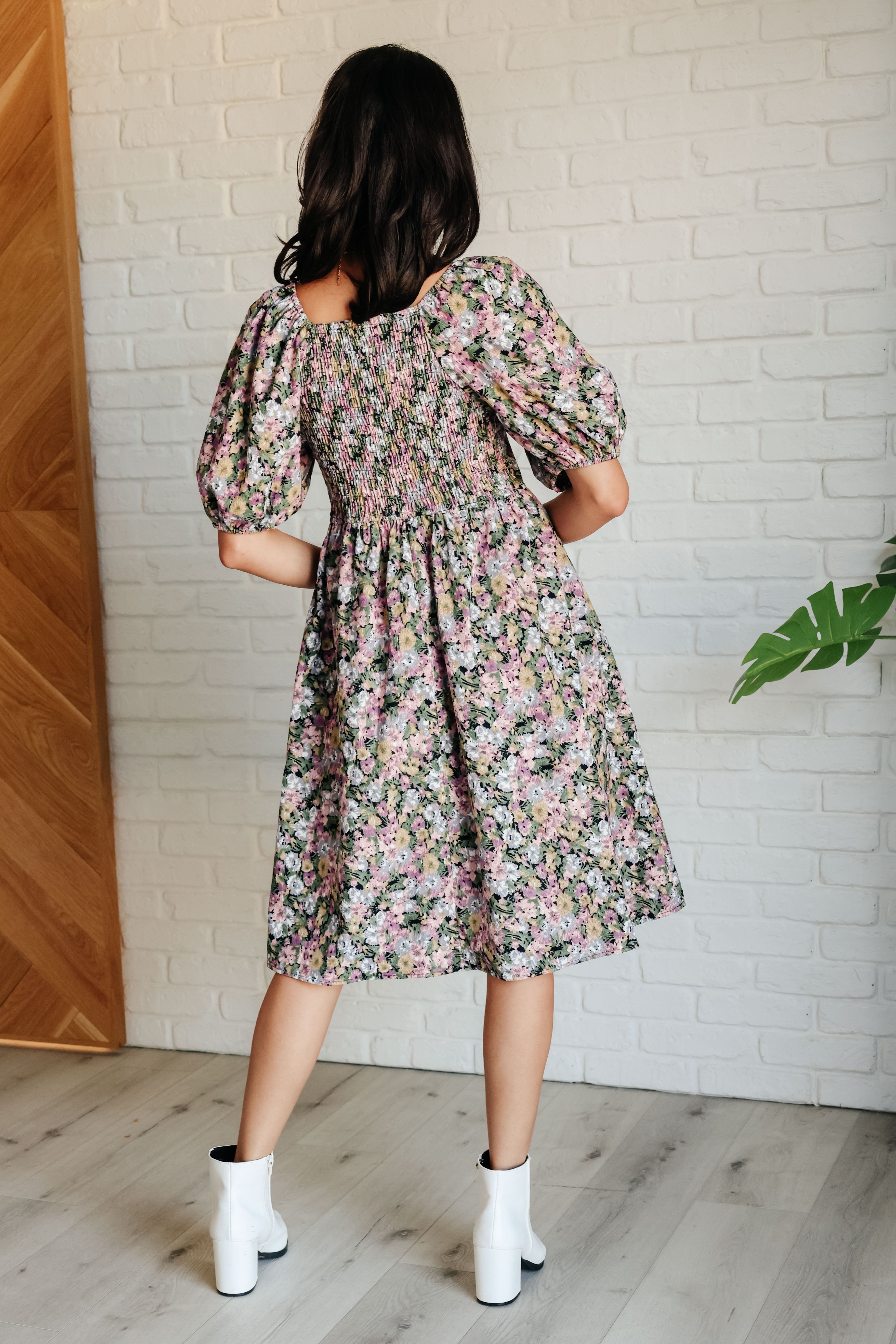 Elegant Floral Print Dress for Women - Perfect for Summer, Weddings & Casual Outings
