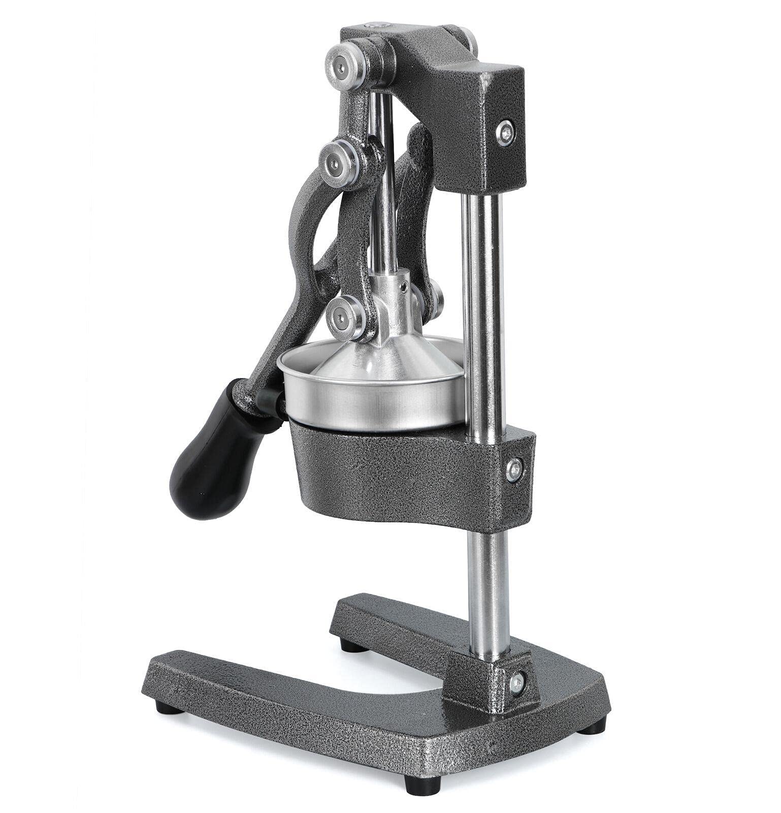 Europder Manual Citrus Juicer - Hand Press Lemon Orange Juicer Extractor, Gray Masticating Cold Press Juicer Machine for Kitchen | Perfect for Fresh Juice, Cocktails & Healthy Drinks at Home