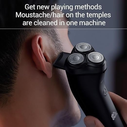 Best Electric Shavers for Men - Rechargeable IPX7 Waterproof Rotary Shaver with LED Smart Screen - Perfect for Travel, Gym & Daily Shaving