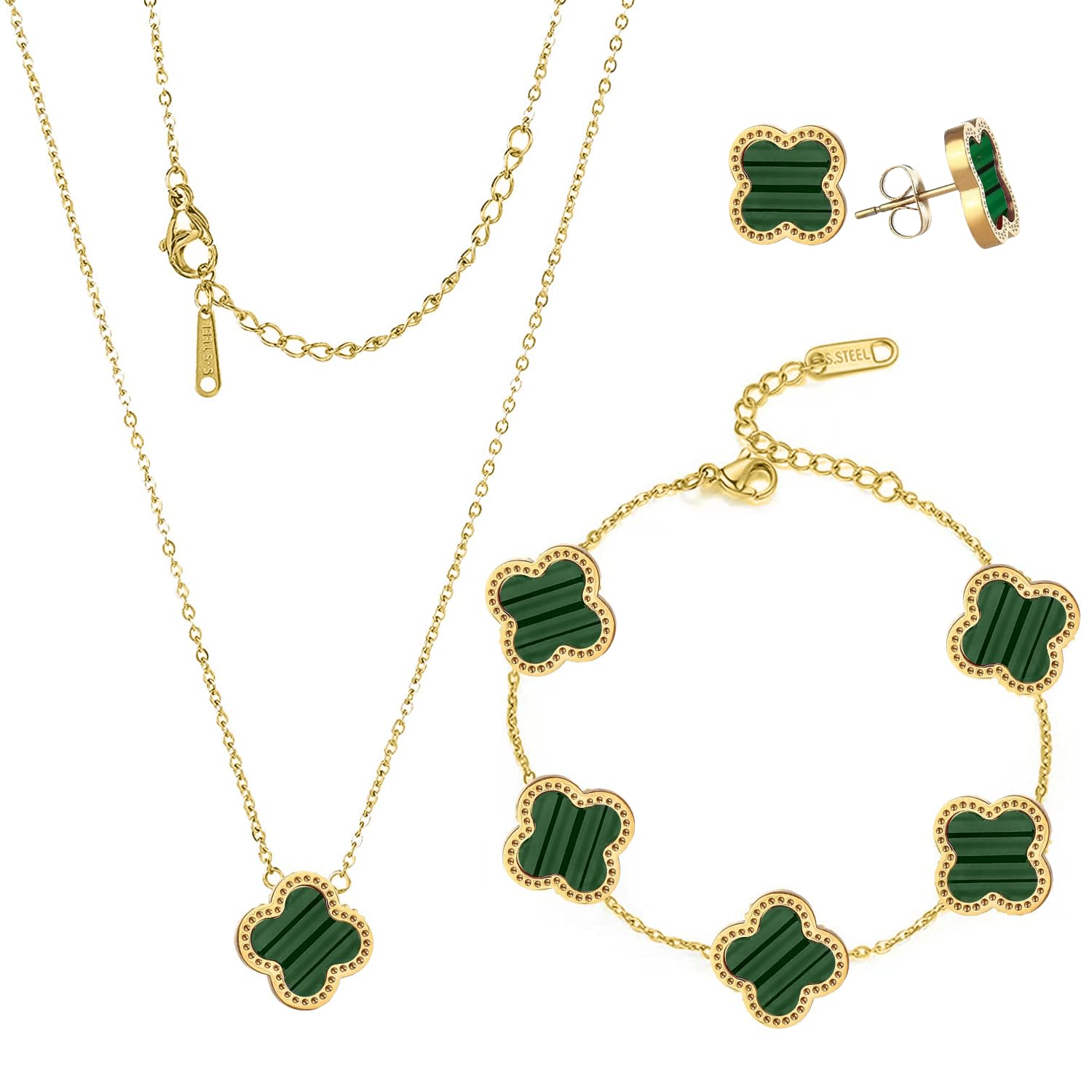 Elegant Women's Jewelry Set - Designer Necklace, Earrings & Bracelet Gift for Her | Perfect for Anniversaries, Birthdays & Special Occasions