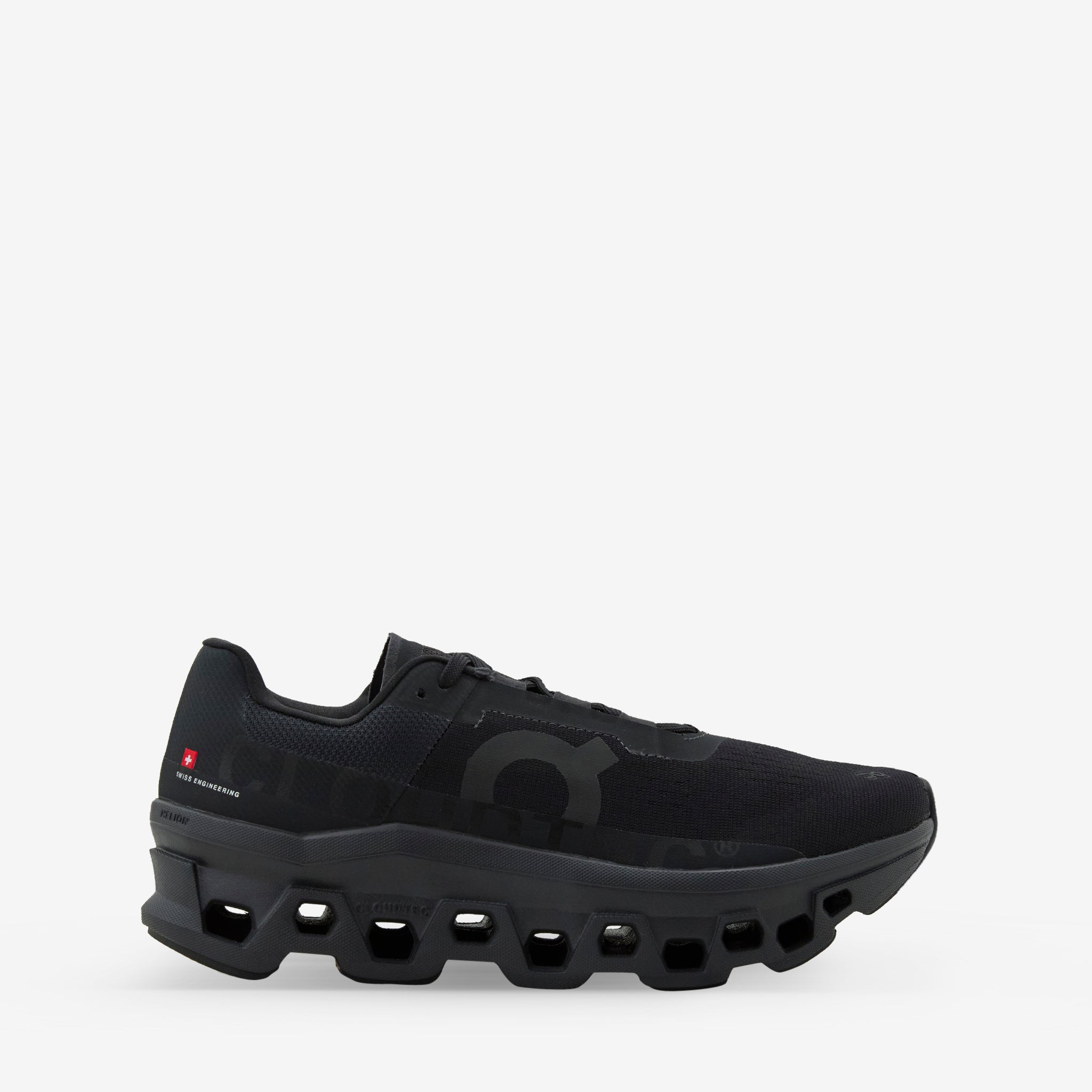 Cloudmonster All Black Running Shoes for Men & Women - Lightweight Cushioned Sneakers for Jogging, Gym Workouts & Daily Wear