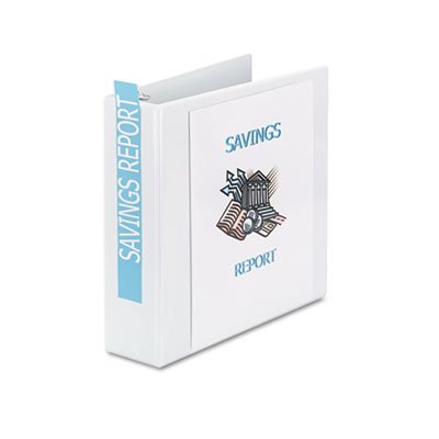 Avery Durable 2-Inch White View Binder with EZD Rings - Heavy Duty School, Office & Home Organization Supplies for Reports, Presentations & Document Storage