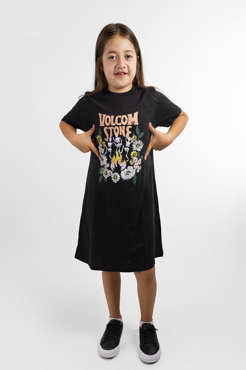 Volcom Women's J Dr Truly Stokin Black Dress - Casual & Party Wear for Everyday Comfort