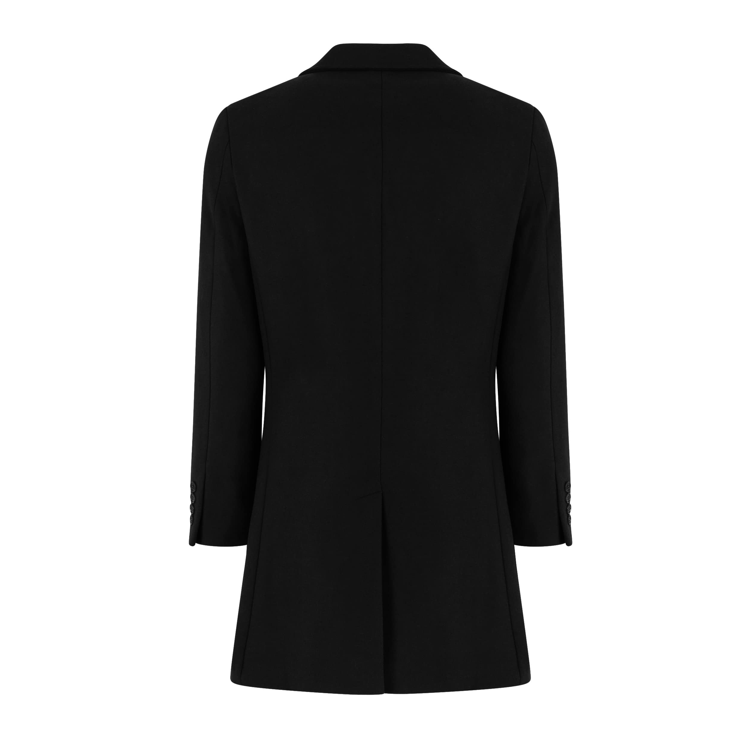 Braveman Men's Heavyweight Wool Blend Peacoat Top Coat Jacket - Winter Warm Overcoat for Business, Office & Formal Occasions